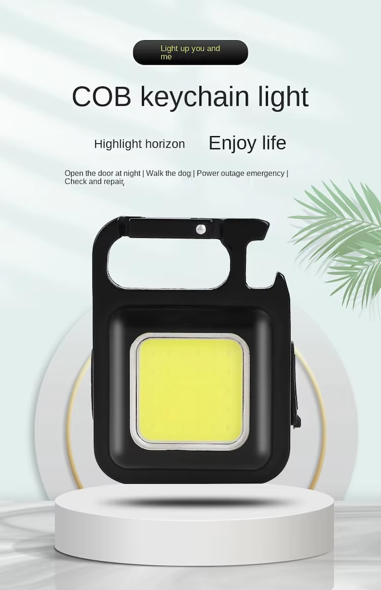 Keychain Torch, COB Flashlight, Keychain Light, Keyring Torch, COB Flashlight, Work Lamp, LED Light, Pocket Light, Magnet Light, Rechargeable Flashlight, Night Light, COB Keychain Light, High Lumens Light